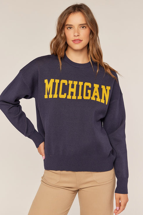 MICHIGAN JACQUARD SWEATER